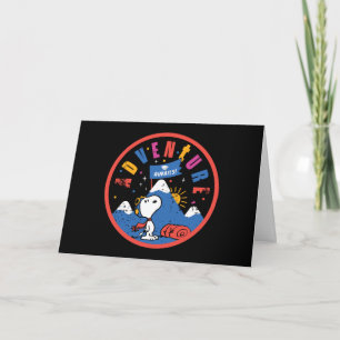 Snoopy Avontuur Wacht Graduatie Berg Ontwerp Kaart