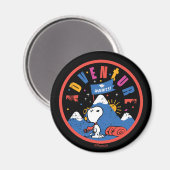 Snoopy Avontuur Wacht Graduatie Berg Ontwerp Magneet (Voorkant / Achterkant)