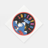 Snoopy Avontuur Wacht Graduatie Berg Ontwerp Servet (Hoek)