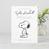 Snoopy Baby Aankondiging (Staand voorkant)