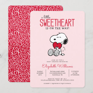 Snoopy   BABY SHOWER Kaart