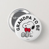 Snoopy Baby shower opa om te zijn Ronde Button 5,7 Cm (Voorkant /achterkant)