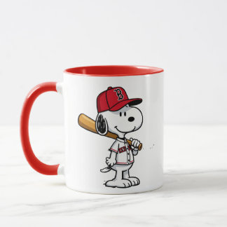 Snoopy Baseball Boston Mok