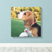 Snoopy Beagle Canvas (Insitu (Houten vloer))