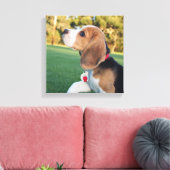 Snoopy Beagle Canvas Afdruk (Insitu (Woonkamer))