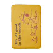 Snoopy | Beagle Scout - Alles goed in de Bossen Badmat (Voorkant Verticaal)