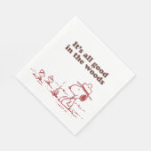 Snoopy | Beagle Scout - Alles goed in de Bossen Servet (Hoek)