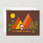 Snoopy | Beagle Scout - De Grote Buiten Briefkaart (Voorkant / Achterkant)