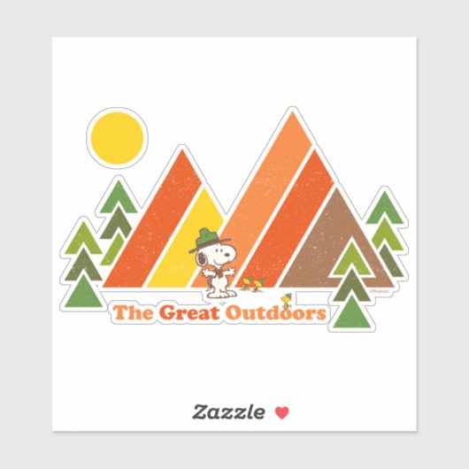 Snoopy | Beagle Scout - De Grote Buiten Sticker (Vel)