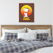 Snoopy | Beagle Scout - Happy Camper Canvas Afdruk (Insitu (Slaapkamer))