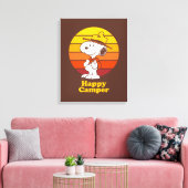 Snoopy | Beagle Scout - Happy Camper Canvas Afdruk (Insitu (Woonkamer))