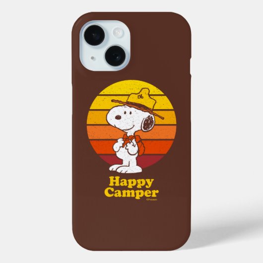Snoopy | Beagle Scout - Happy Camper Case-Mate iPhone Case (Achterkant)