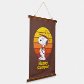 Snoopy | Beagle Scout - Happy Camper Hangend Wandkleed (Gebogen)