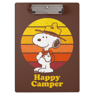 Snoopy   Beagle Scout - Happy Camper Klembord