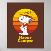 Snoopy | Beagle Scout - Happy Camper Poster (Voorkant)