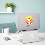 Snoopy | Beagle Scout - Happy Camper Sticker (Laptop op bureau)