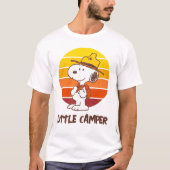 Snoopy | Beagle Scout - Happy Camper T-shirt (Voorkant)