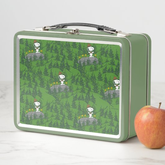 Snoopy Beagle Scout Hiking Pattern (In situ)