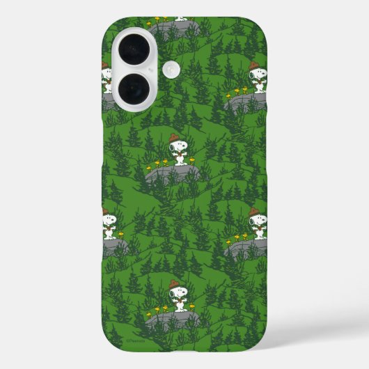 Snoopy Beagle Scout Hiking Pattern Case-Mate iPhone Case (Achterkant)