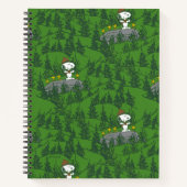 Snoopy Beagle Scout Hiking Pattern Notitieboek (Voorkant)