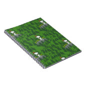 Snoopy Beagle Scout Hiking Pattern Notitieboek (Rechterzijde)