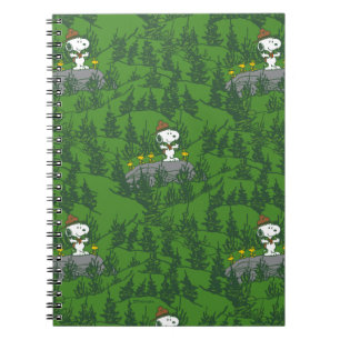 Snoopy Beagle Scout Hiking Pattern Notitieboek