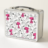Snoopy Black & Magenta Pattern (Voorkant)