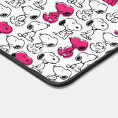 Snoopy Black & Magenta Pattern Bureaumat (Hoek)