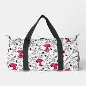 Snoopy Black & Magenta Pattern Plunjezak (Voorkant)