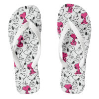 Snoopy Black & Magenta Pattern