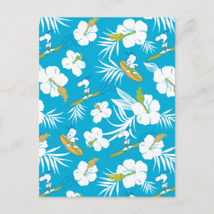 Snoopy Brooklyn Beach Pattern Briefkaart