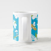 Snoopy Brooklyn Beach Pattern Grote Koffiekop (Achterkant)