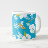 Snoopy Brooklyn Beach Pattern Grote Koffiekop (Voorkant rechts)