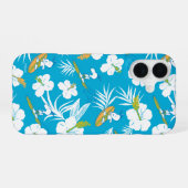 Snoopy Brooklyn Beach Pattern iPhone 16 Hoesje (Achterkant horizontaal)