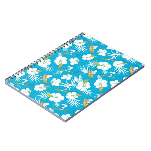 Snoopy Brooklyn Beach Pattern Notitieboek (Linkerzijde)
