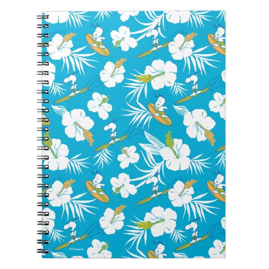 Snoopy Brooklyn Beach Pattern Notitieboek (Voorkant)