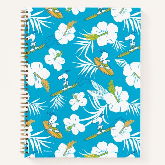 Snoopy Brooklyn Beach Pattern Notitieboek (Voorkant)