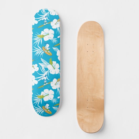 Snoopy Brooklyn Beach Pattern Persoonlijk Skateboard (Voorkant)