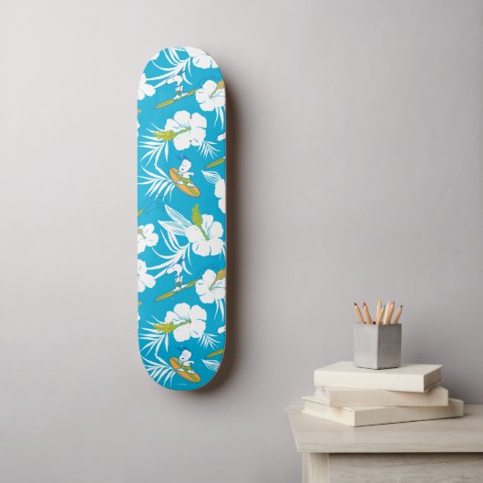 Snoopy Brooklyn Beach Pattern Persoonlijk Skateboard (Muurkunst)