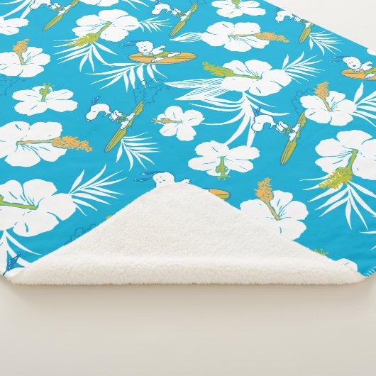 Snoopy Brooklyn Beach Pattern Sherpa Deken (3/4)