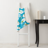 Snoopy Brooklyn Beach Pattern Sherpa Deken (In situ)