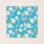 Snoopy Brooklyn Beach Pattern Sjaal<br><div class="desc">Kijk eens naar dit superschattige ontwerp met Snoopy die de tropische golven omringt.</div>