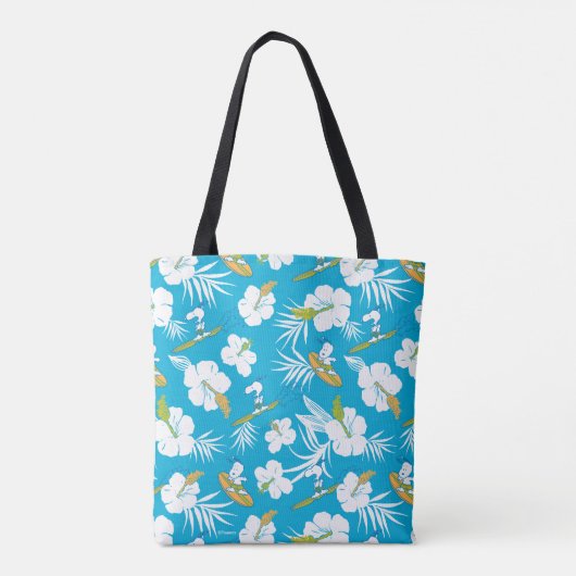 Snoopy Brooklyn Beach Pattern Tote Bag (Achterkant)