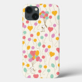 Snoopy Bunches of Balloons Pattern Case-Mate iPhone Case (Achterkant)