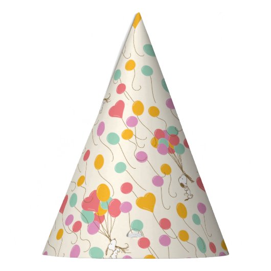 Snoopy Bunches of Balloons Pattern Feesthoedjes (Links)