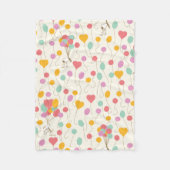 Snoopy Bunches of Balloons Pattern Fleece Deken (Voorkant)
