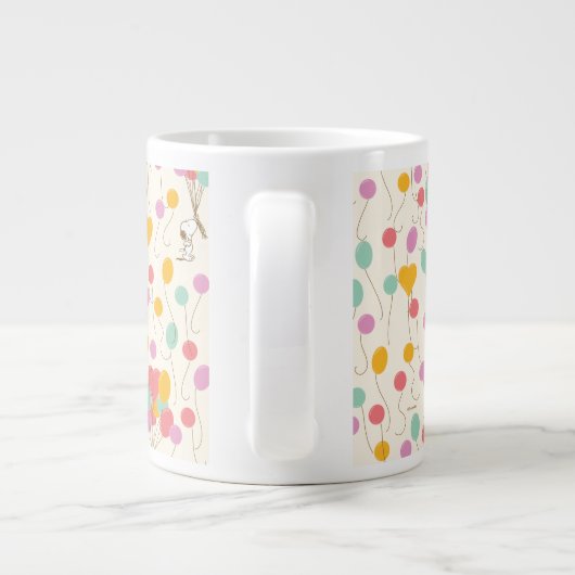 Snoopy Bunches of Balloons Pattern Grote Koffiekop (Achterkant)
