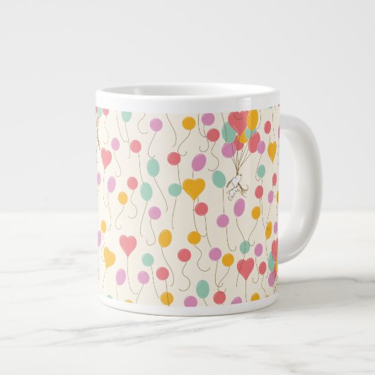 Snoopy Bunches of Balloons Pattern Grote Koffiekop (Voorkant rechts)