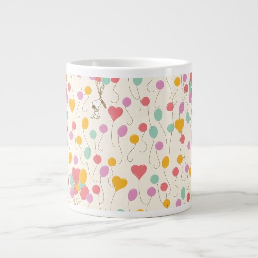 Snoopy Bunches of Balloons Pattern Grote Koffiekop (Voorkant)