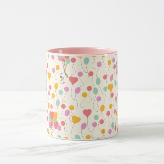 Snoopy Bunches of Balloons Pattern Mok (Midden)